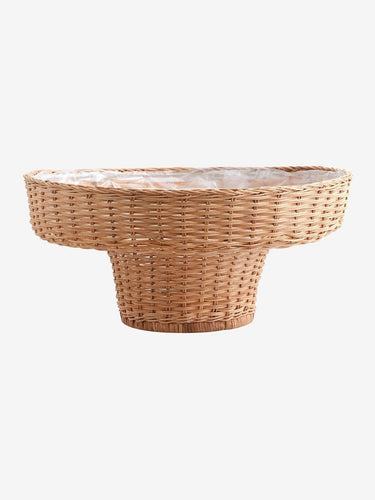 Soporte ratan bajo para maceta interior Nordal