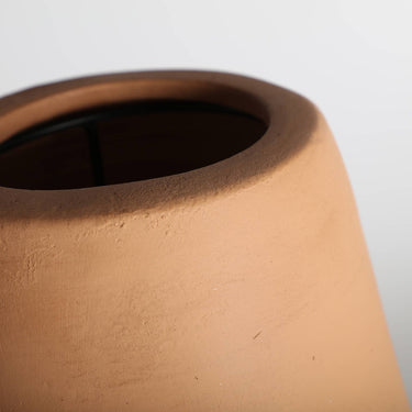 Lámpara de Mesa de Terracota Marrón 21x21x49 cm