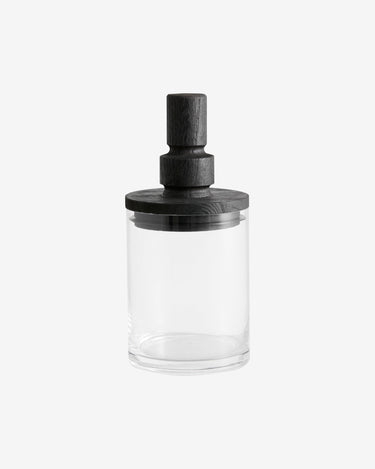 Tarro vidrio tapa pino negro cierre hermetico 850ml Nordal