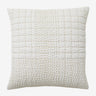 Funda cojin sarga blanca acolchada 48x48 Nordal