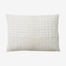Funda cojin rectangular sarga blanca acolchada 48x68 Nordal