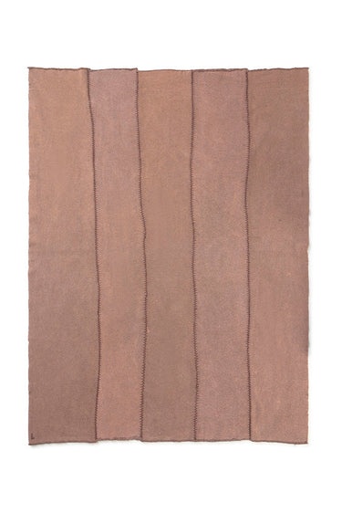 Alfombra lavable Stone Wash marrón de 165 × 210 cm
