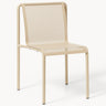 Silla de jardín Dapple perforada beige set de 2