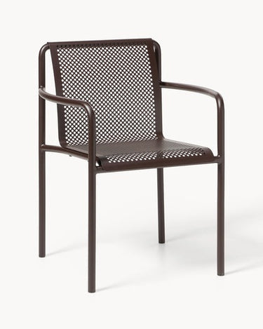 Silla de jardín Dapple set de 2 madera oscura