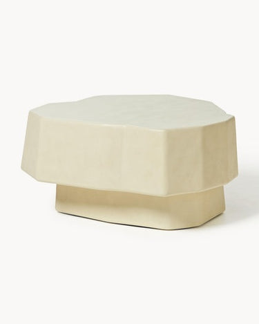 Mesa de centro Staffa de hormigón blanco roto de Ferm Living