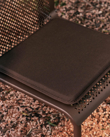Silueta de diseño de Silla de jardín Dapple de acero galvanizado