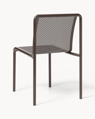 Patas y acabado de Silla de jardín Dapple de acero galvanizado