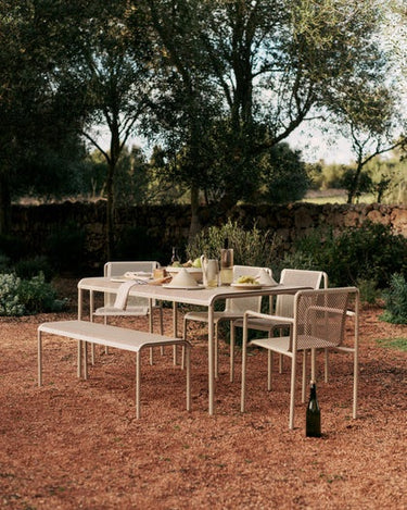 Silla de jardín Dapple set de 2 beige de Ferm Living