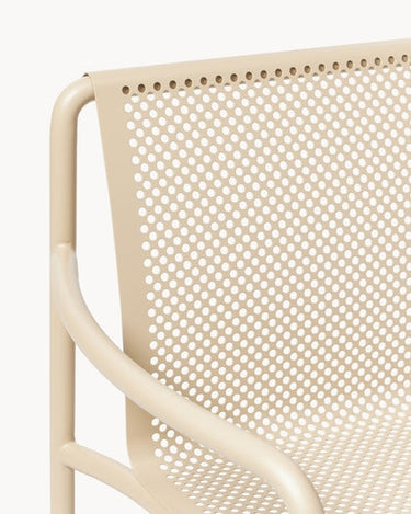 Patas y acabado de Silla de jardín Dapple set de 2 beige