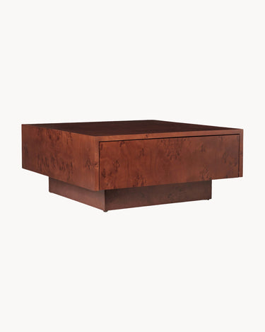Mesa de centro Burl 70x70x30 de madera de raíz de Ferm Living