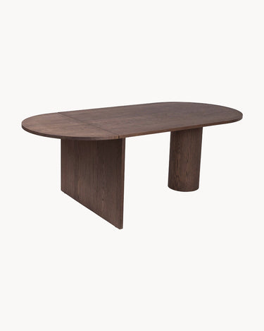 Mesa de comedor Pylo 210x100 de roble oscuro