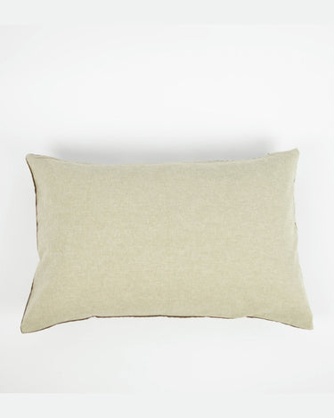 Funda de Almohada Daisy de Algodón Marrón 40x60 cm - Estilo Elegante