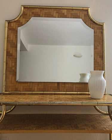 Consola con espejo estilo Gabriella Crespi