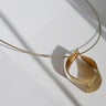 Collar Dorado Ondulante XALUC Joidart | Joyería Artesanal Baño Oro 24K