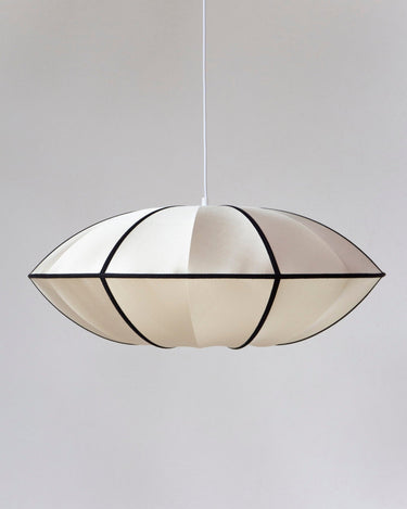 Pantalla colgante UFO clásica de seda, diseño danés elegante