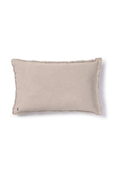 Cojín rectangular Stone Wash gris de 60 × 40 cm