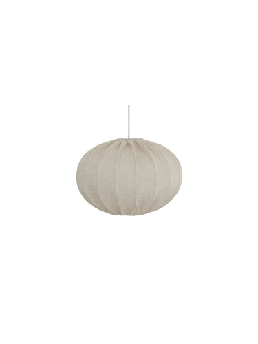 Lámpara Colgante Boll 40 de Lino Natural Watt&Veke: Iluminación Cálida Moderna para Hogar