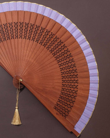 Detalle del abanico Compass lila