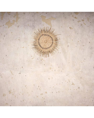 Decoración de pared artesanal en palma natural