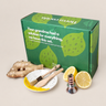 Set inicial cerámica infusión jengibre limón Alfar Tierra Cocida