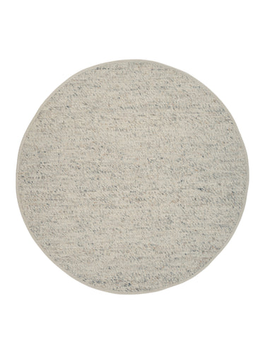 Alfombra Agner de Linie Design en color beige, vista completa