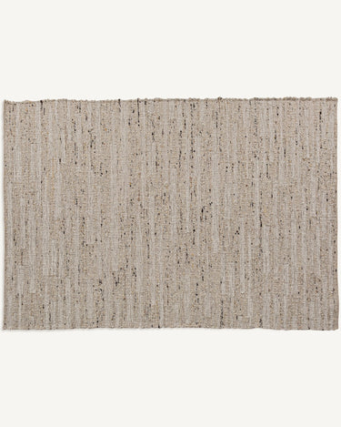 Alfombra de lana algodón beige de Vical