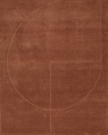 Alfombra Lineal Poem de lana ámbar Linie Design