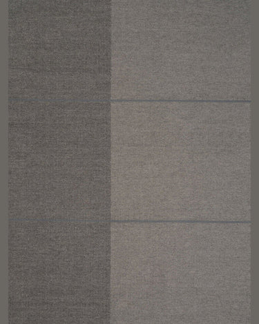 Alfombra Mindful Soul de lana piedra y azul Linie Design