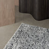 Alfombra de lana carbón con diseño nórdico abstracto Sigri Linie Design