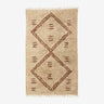 Alfombra lana patron marroqui natural 160x240 Nordal
