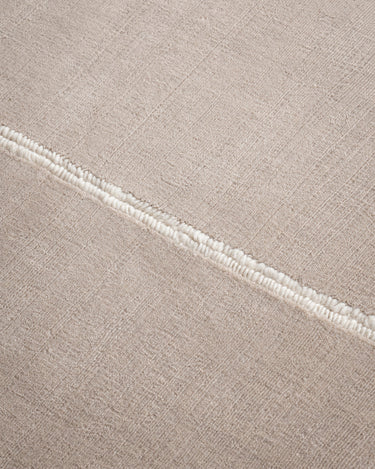 Alfombra Faded Noren de Linie Design, primer plano del relieve lineal