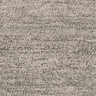 Alfombra de lana gris con hileras de hilo grueso tejido a mano Arctic Linie Design