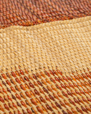 Alfombra de pasillo de hierba marina tejida a mano, 80 × 240 cm — LA FIBRE ARTISANALE, vista 5
