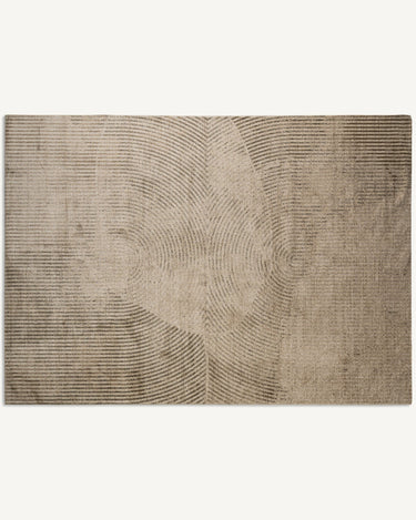 Alfombra de poliéster beige mediana de Vical