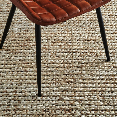 Alfombra de yute algodón y fibra natural beige de Vical, imagen 4