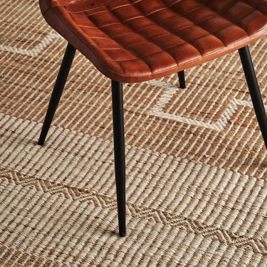 Alfombra de yute, algodón y fibra natural marrón de Vical, imagen 4