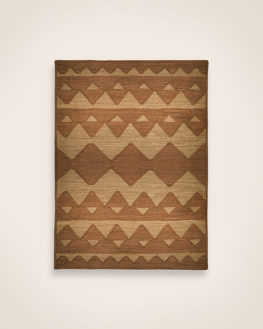Alfombra Devi yute 170x240 cm Natural Bronce Caravane