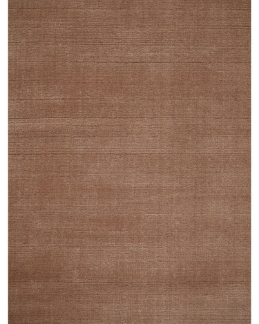 Alfombra Halo Cloud amber con borde en bouclé