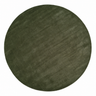 Alfombra Halo Cloud redonda de lana verde musgo de Linie Design