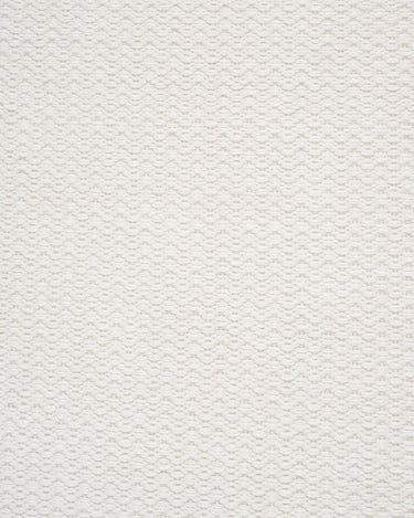 Detalle de la alfombra de PET blanca Helix Haven de Linie Design