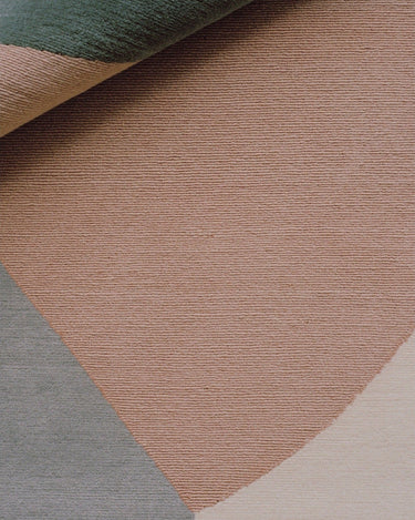 Alfombra de lana bicolor Diffused Aura Linie Design en ambiente interior