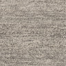 Alfombra de lana gris con hileras de hilo grueso tejido a mano Arctic Linie Design