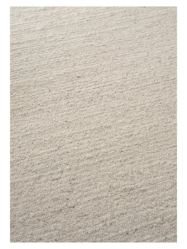 Alfombra de lana jaspeada Melange Sky de Linie Design, detalle de la trama clara jaspeada