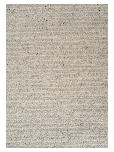 Alfombra de lana jaspeada Melange Sky de Linie Design, textura jaspeada vista de cerca