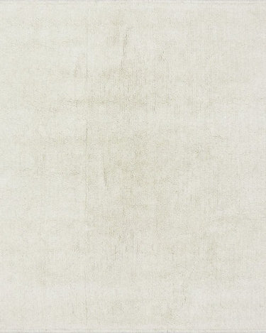 Alfombra rectangular de lana natural de 180 × 200 cm, vista completa