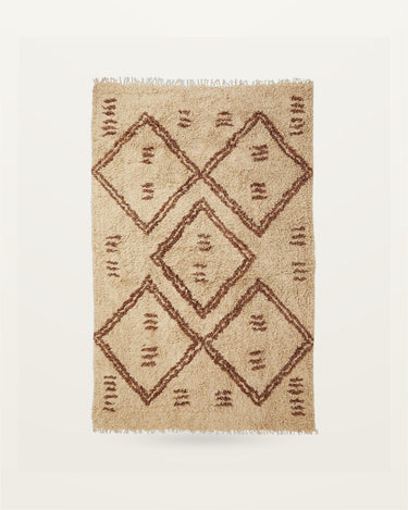 Alfombra LEAH de lana y algodón natural 200 × 290 cm – Nordal