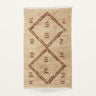 Alfombra LEAH de lana y algodón natural 160 × 240 cm – Nordal