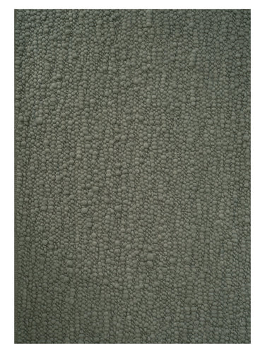 Alfombra de lana texturada Pebbled Poem de Linie Design, verde, detalle de la textura