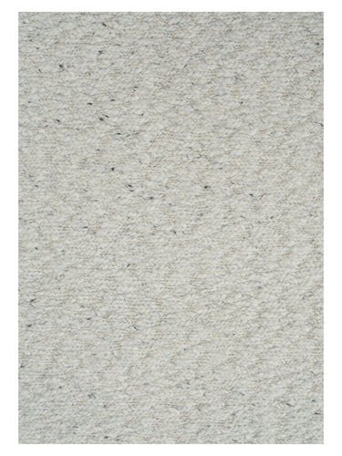 Alfombra de lana trenzada Blonde Maze de Linie Design, detalle de las fibras entrelazadas