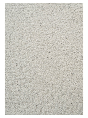 Alfombra de lana trenzada Blonde Maze de Linie Design, textura trenzada en primer plano